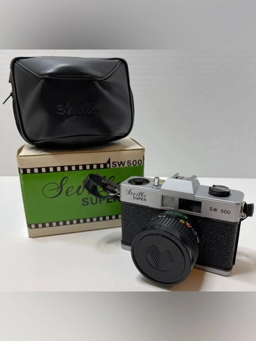 Super Vintage 35mm Film Camera - Black/Silver